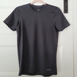 Patagonia Capilene 1 Silkweight Tee Shirt in Black